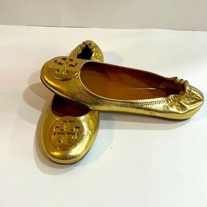 Tory Burch Leather Ballet Flats